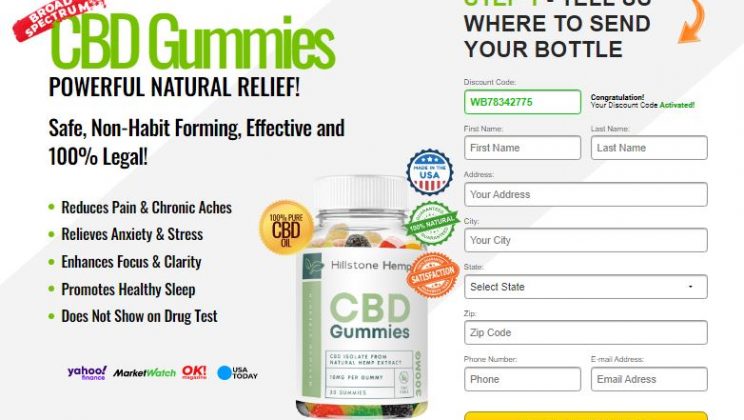 Hillstone CBD Gummies – Anti-Anxiety Gummy Bears! Shocking Reviews