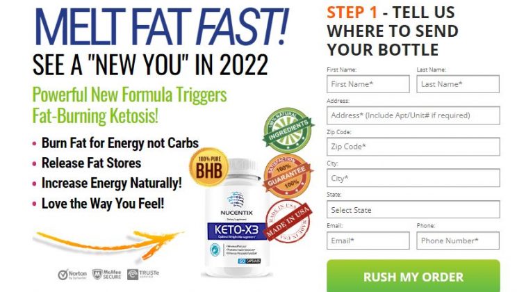 Nucentix Keto X3 Reviews – Fat Burning Keto Pills Scam? Keto X3 Cost