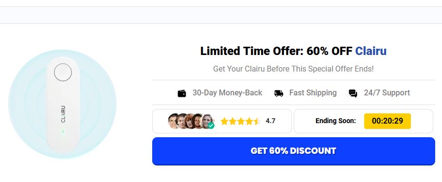 Clairu Air Purifier Offer