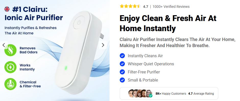 Clairu Air Purifier Review