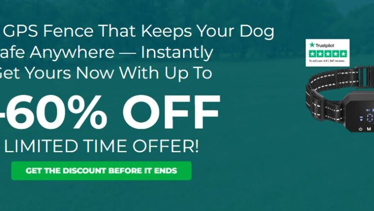 Furthrive GPS Collar – Wireless GPS Dog Fence for Pet Safety and Freedom!