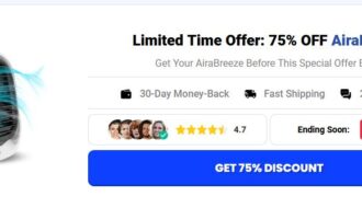 AiraBreeze Portable Air Cooler