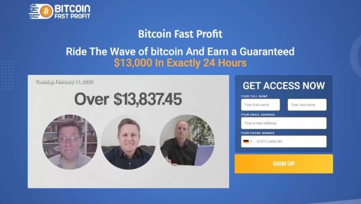 Bitcoin Fast Profit Erfahrungen – Bitcoin Kurs, BTC Profit App Fake