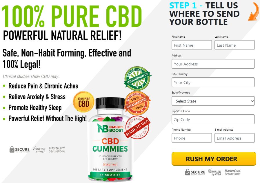 Natures Boost CBD Gummies 2