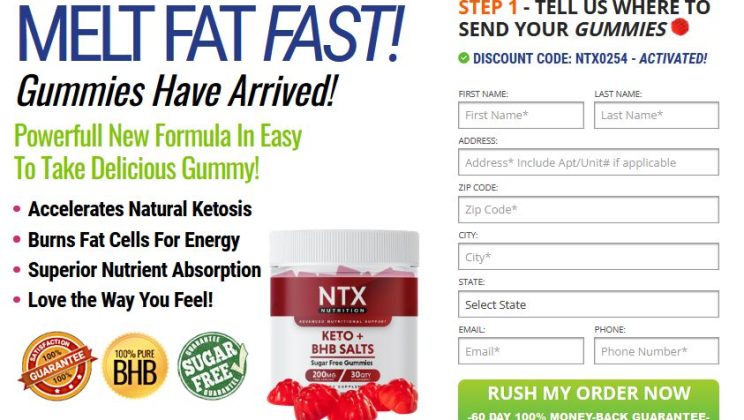 NTX Keto Gummies Reviews (Joy Reid Weight Loss) – Sugar Free Gummies With Keto + BHB Salts!