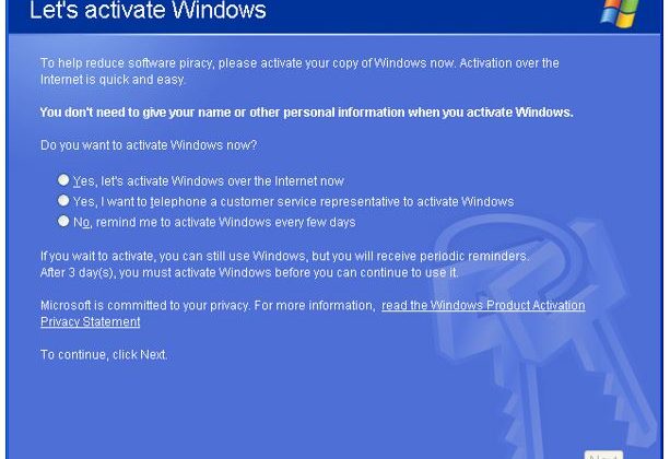Windows Activation vs. Windows Genuine Advantage