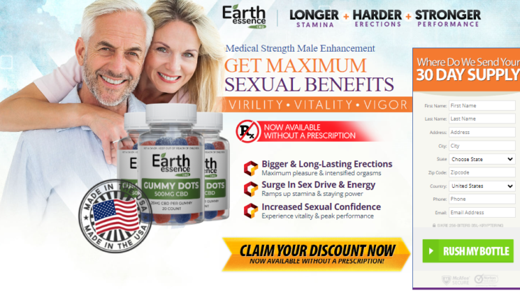 Earth Essence CBD Gummies Reviews – Gummy Dots to Ramps Up Stamina!
