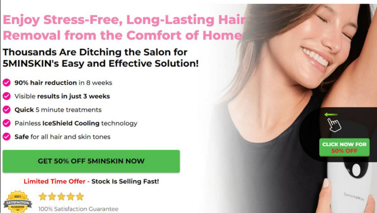 5minskin Review – 5minskin Laser Hair Removal Reviews
