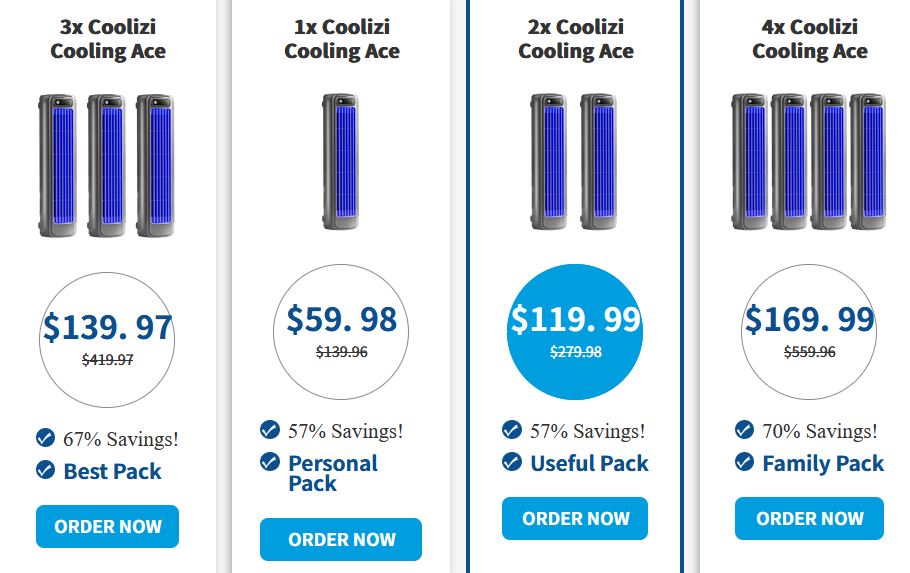 Coolizi Cooling Device