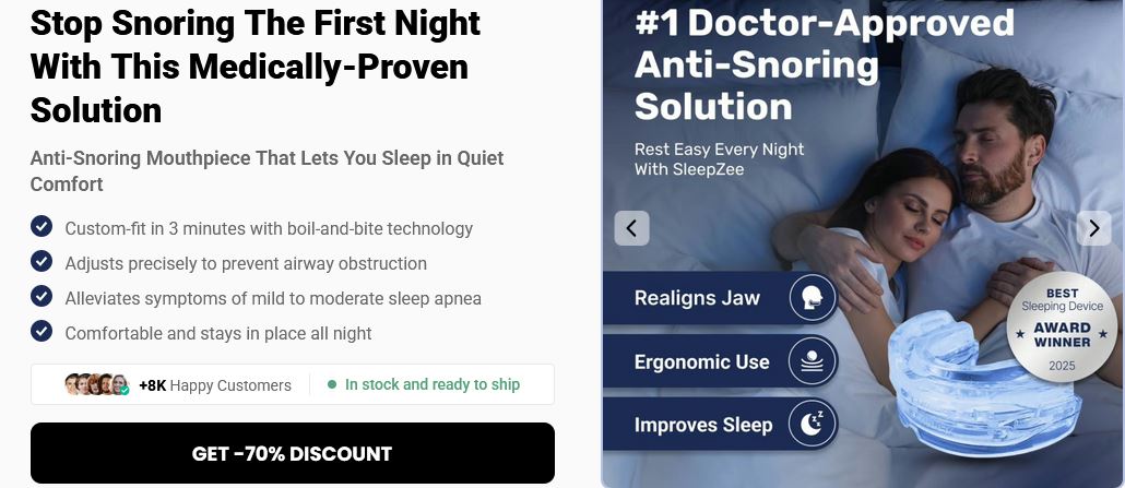 Sleepzee Snoring Mouthpiece