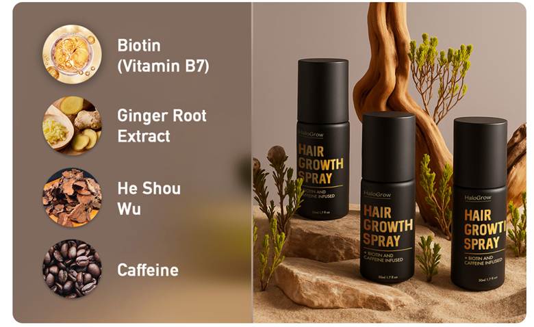 HaloGrow Hair Spray Ingredients
