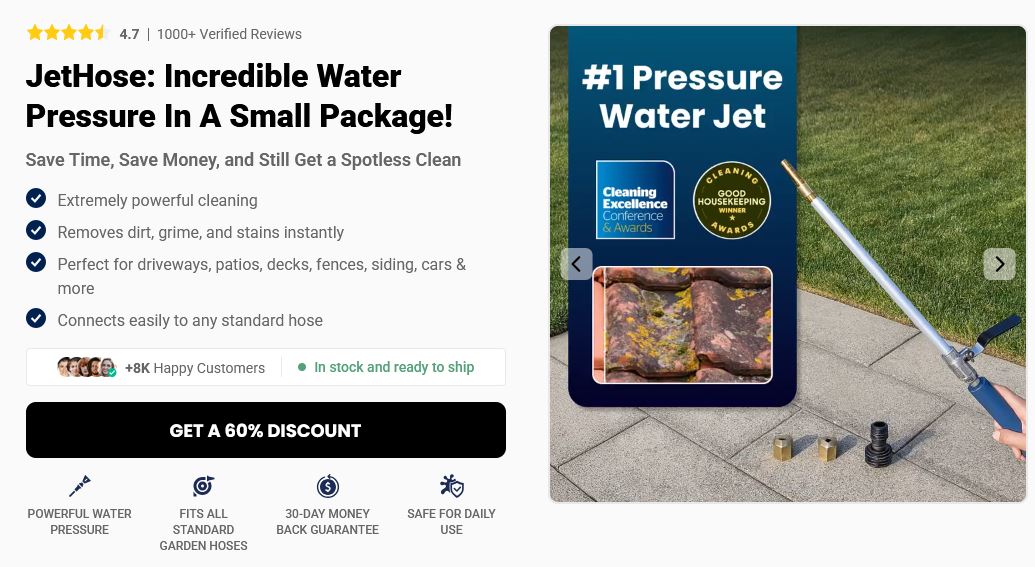 JetHose Pressure Washer